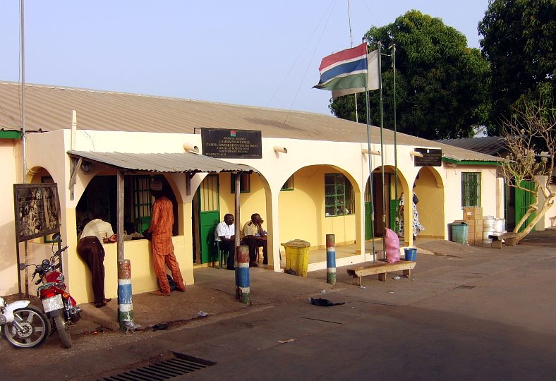 Grenzstation Gambia